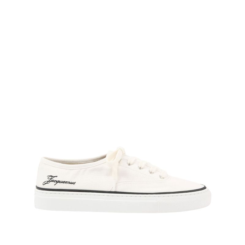 Jacquemus Men Les Ff Sneakers In Canvas